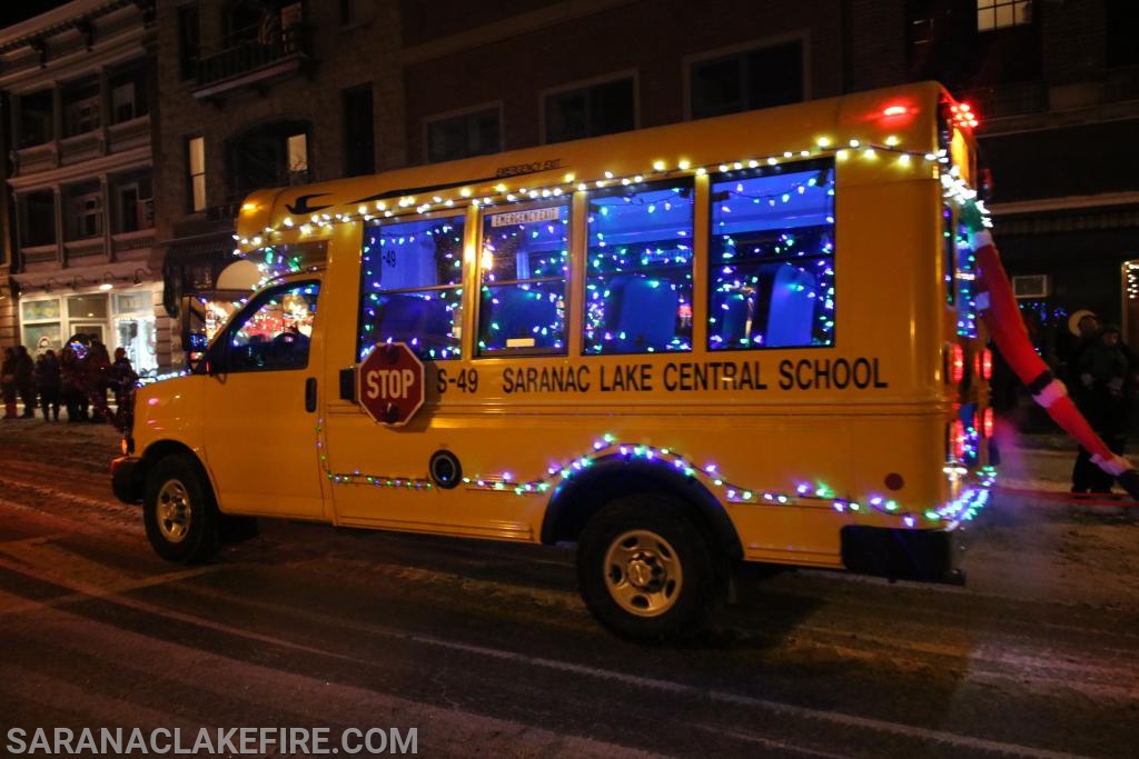 2019 Lighted Santa Parade (Story and Parade Video) - Saranac Lake Fire