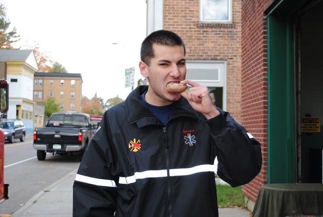 Firefighters like doughnuts too... Aaron Donaldson 10/2/2010