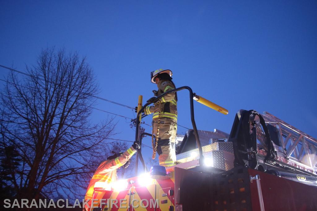On March 27th, 2025 SLVFD members conducted ladder truck training at the 14 Kiwassa Road high rise.