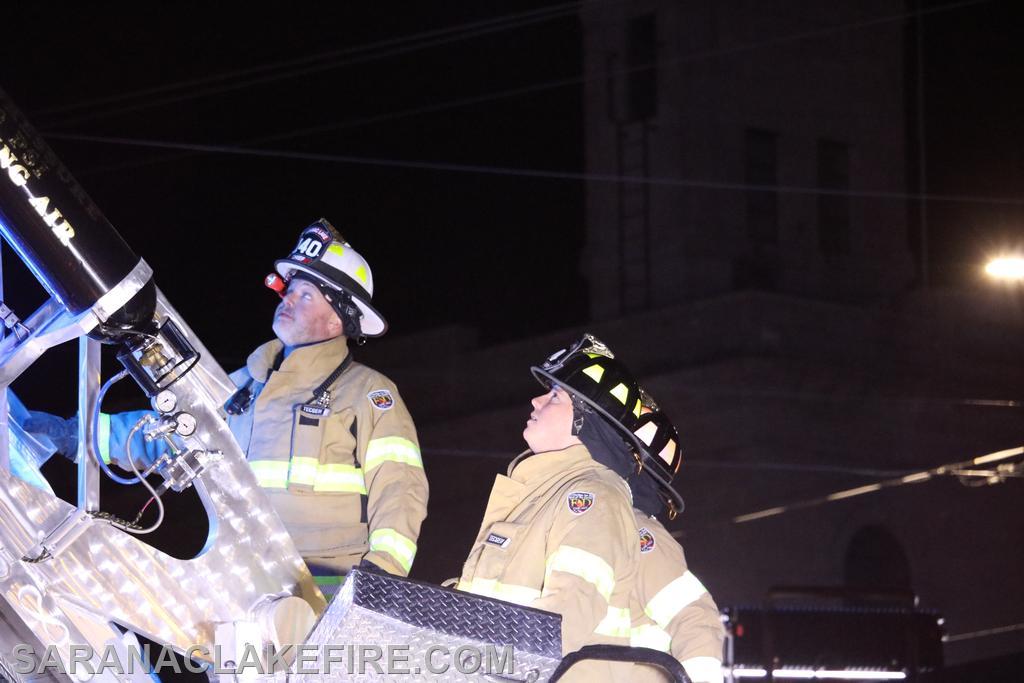 On March 27th, 2025 SLVFD members conducted ladder truck training at the 14 Kiwassa Road high rise.