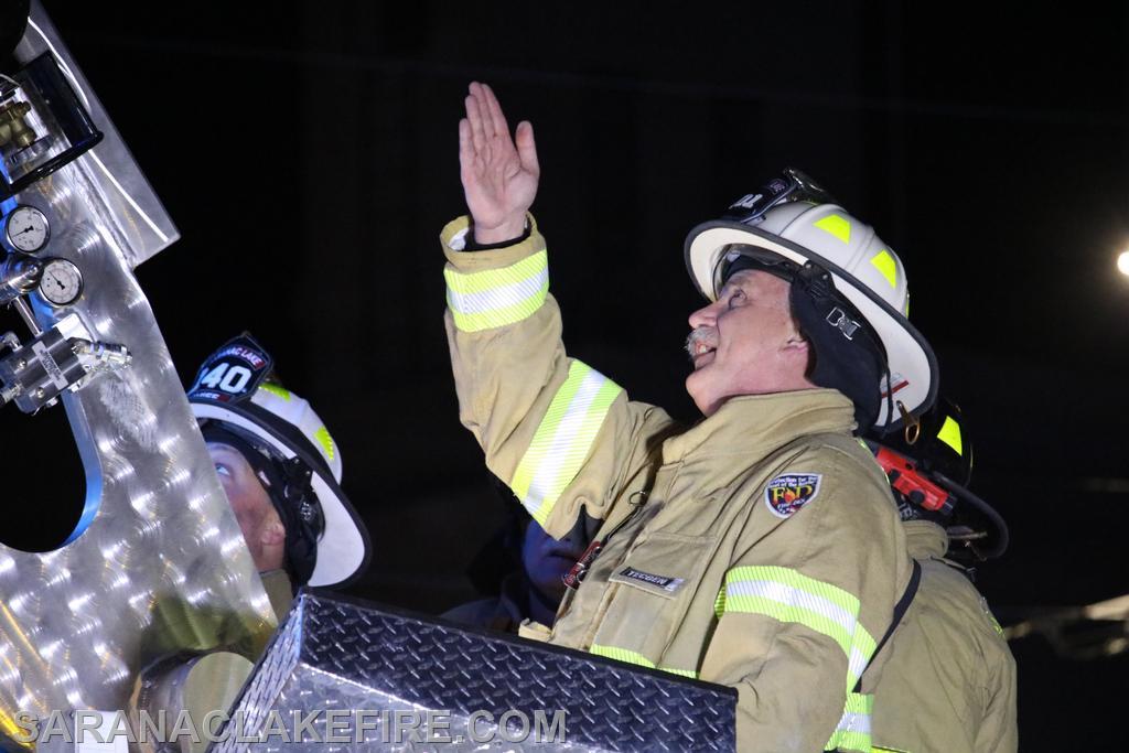 On March 27th, 2025 SLVFD members conducted ladder truck training at the 14 Kiwassa Road high rise.